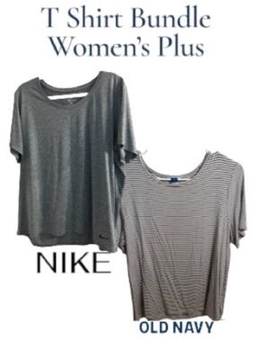 XXL Bundle! Two High Quality T-shirts•Nike and Old Navy Luxe